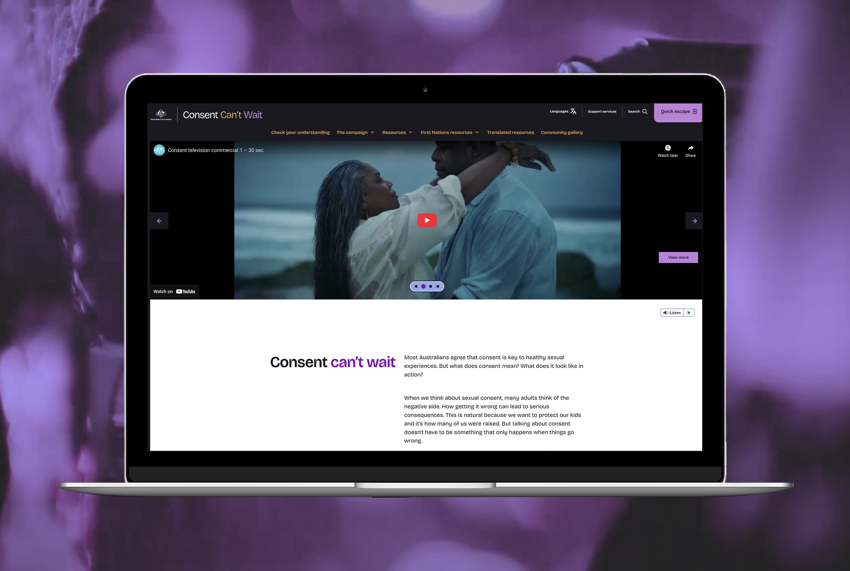 Improving the understanding of consent